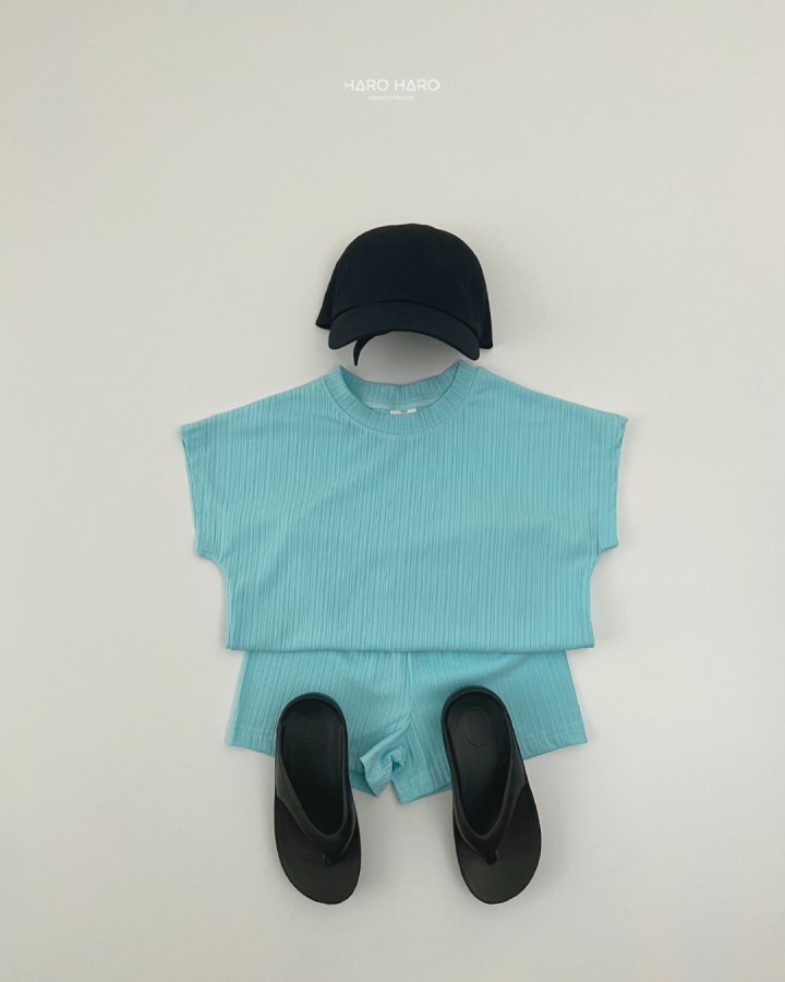 Haro Haro - Korean Children Fashion - #littlefashionista - Pleated Top Bottom Set - 11