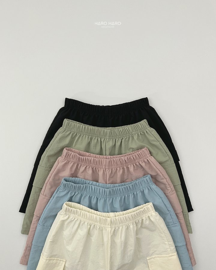 Haro Haro - Korean Children Fashion - #littlefashionista - Rustling Cargo Pants - 3