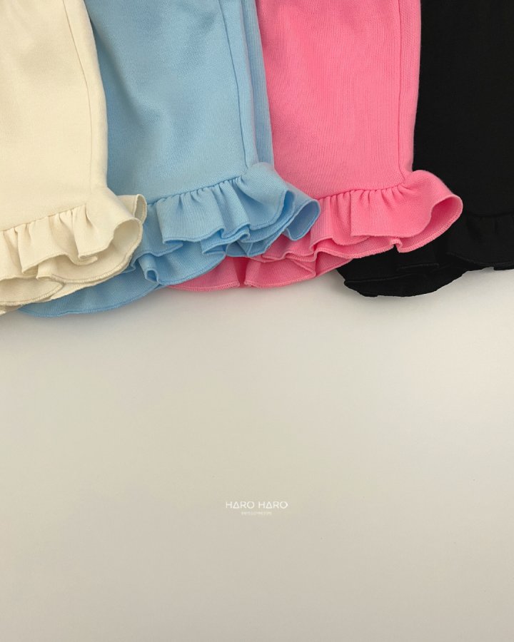 Haro Haro - Korean Children Fashion - #littlefashionista - Edge Frill Pants - 9