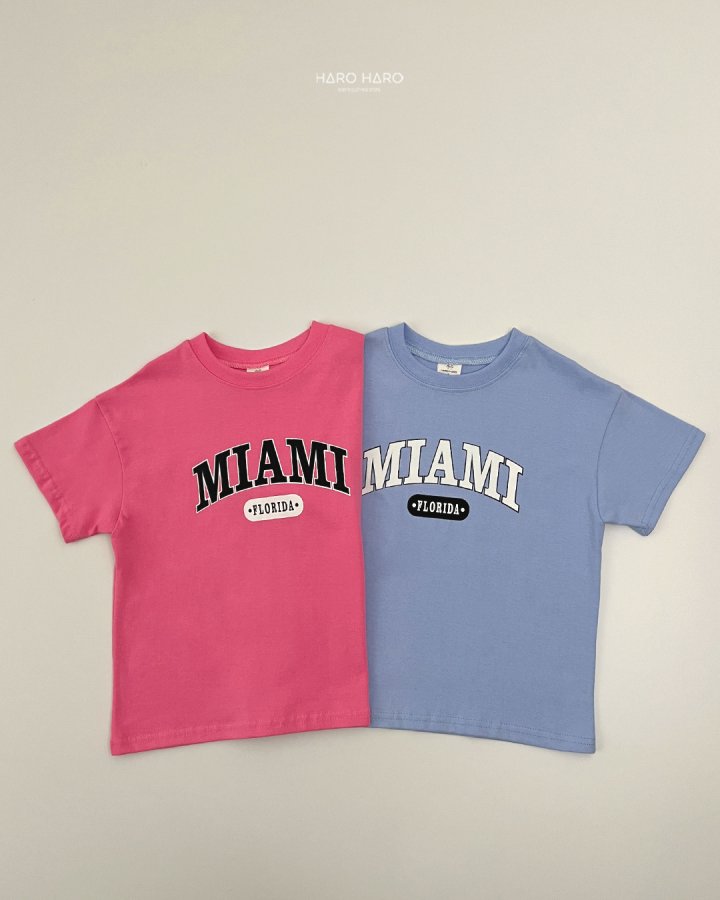 Haro Haro - Korean Children Fashion - #littlefashionista - (Kids) Miami Tee - 3