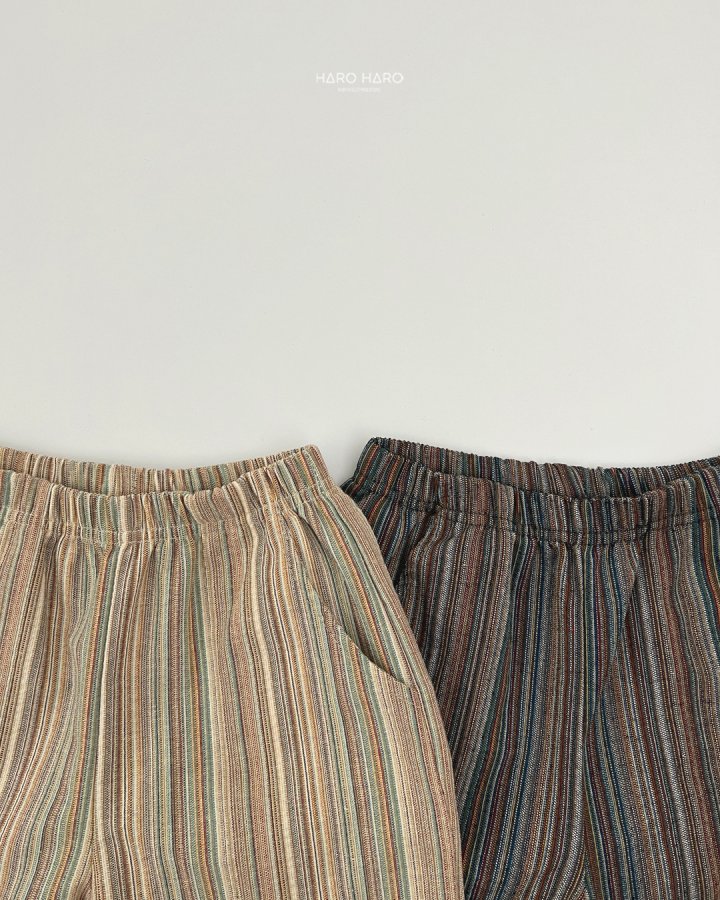 Haro Haro - Korean Children Fashion - #magicofchildhood - Bell Stripe Pants - 5
