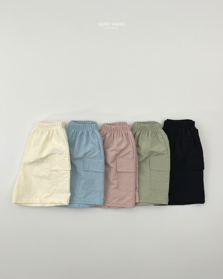 Haro Haro - Korean Children Fashion - #littlefashionista - Rustling Cargo Pants - 4