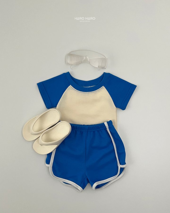 Haro Haro - Korean Children Fashion - #magicofchildhood - Retro Raglan Short Tee - 10