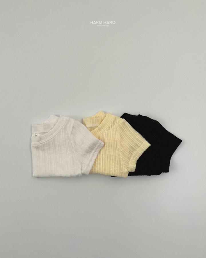 Haro Haro - Korean Children Fashion - #magicofchildhood - Link Semi Crop Tee - 7