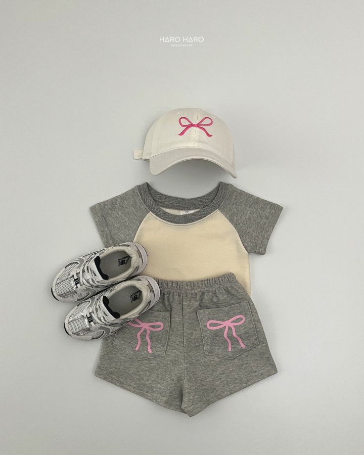 Haro Haro - Korean Children Fashion - #minifashionista - Retro Raglan Short Tee - 11