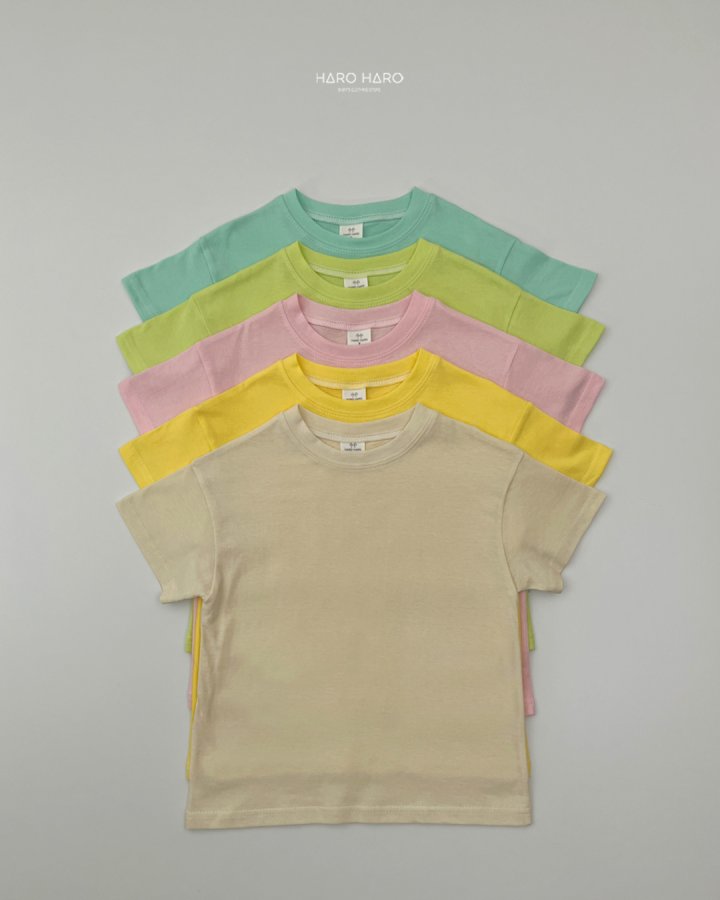 Haro Haro - Korean Children Fashion - #minifashionista - Summer Pastel Tee - 2