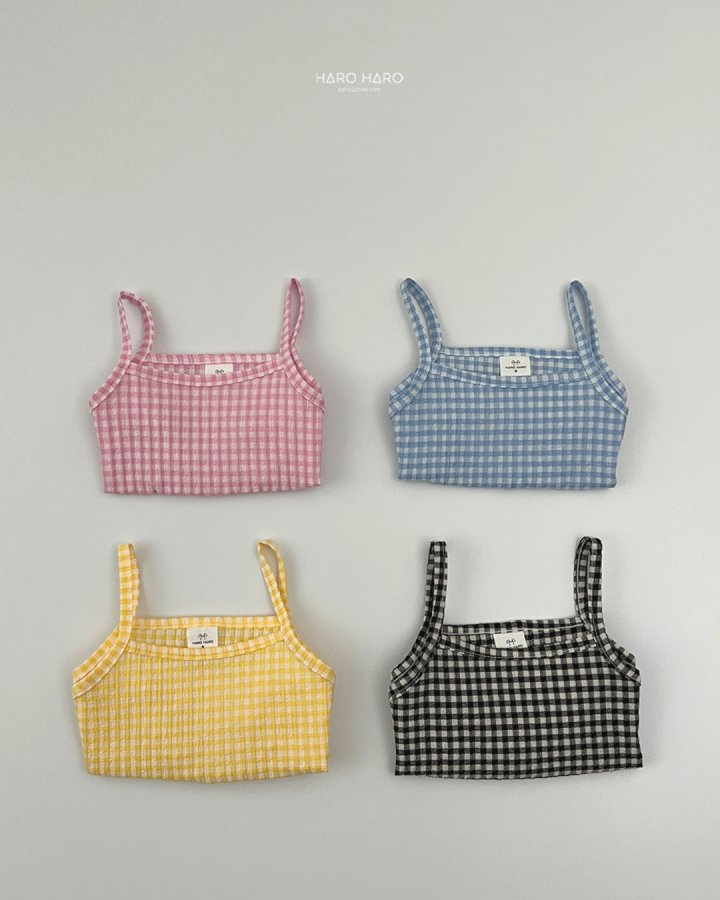 Haro Haro - Korean Children Fashion - #prettylittlegirls - Petite Check Bustier - 8