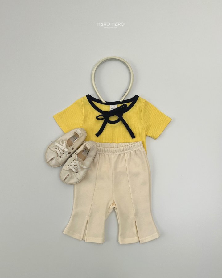 Haro Haro - Korean Children Fashion - #prettylittlegirls - Lovely Raglan Ribbon Tee - 11