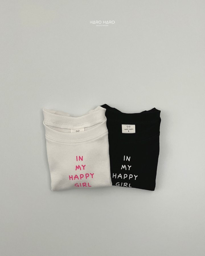 Haro Haro - Korean Children Fashion - #prettylittlegirls - Lettering Semi Crop Tee - 8