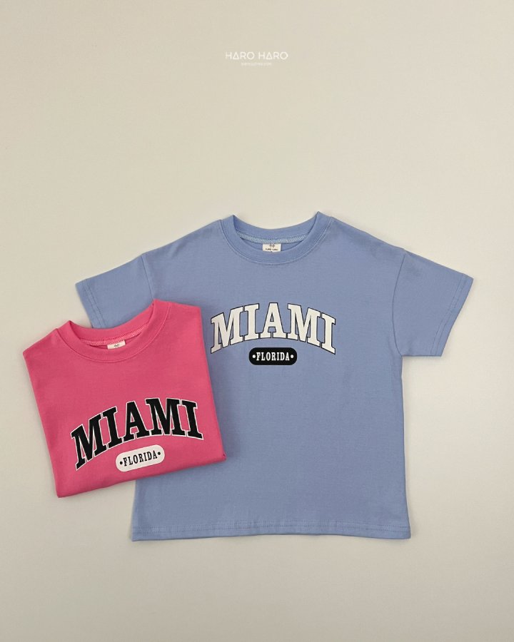 Haro Haro - Korean Children Fashion - #prettylittlegirls - (Kids) Miami Tee - 6