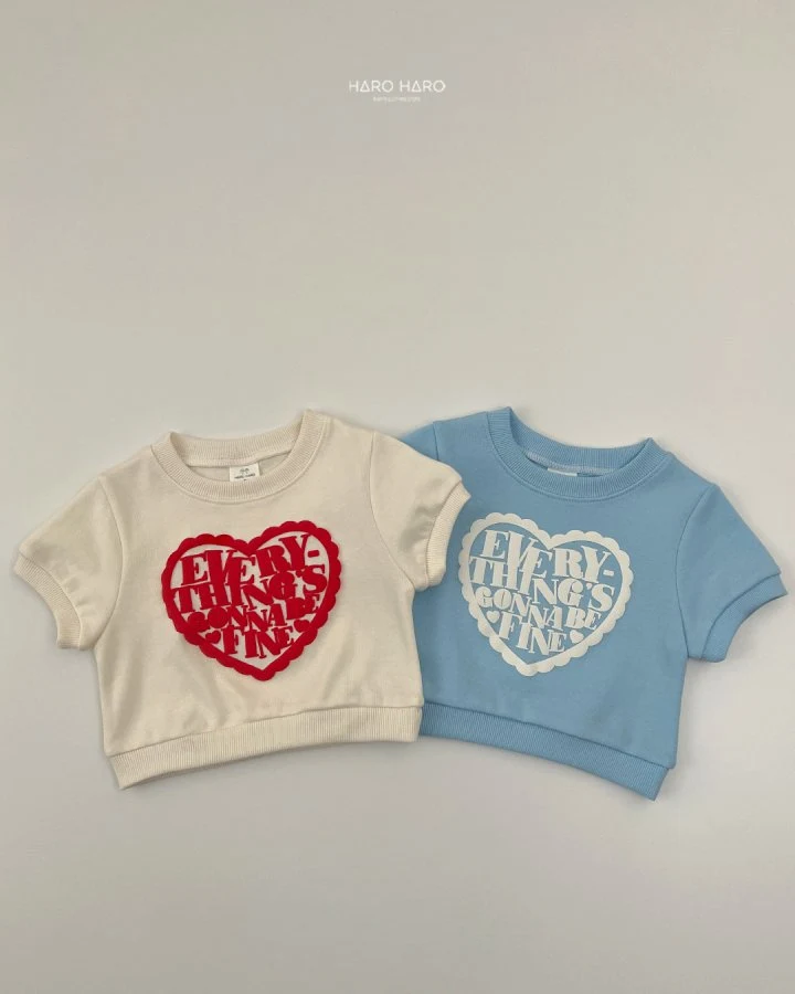 Haro Haro - Korean Children Fashion - #stylishchildhood - Everything Short Sweatshirts - 3
