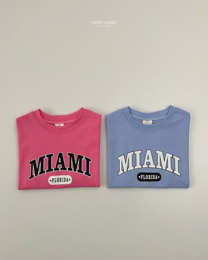 Haro Haro - Korean Children Fashion - #todddlerfashion - (Kids) Miami Tee - 7