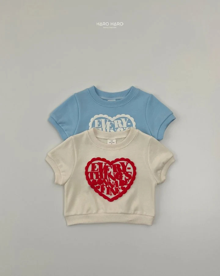 Haro Haro - Korean Children Fashion - #toddlerclothing - Everything Short Sweatshirts - 2