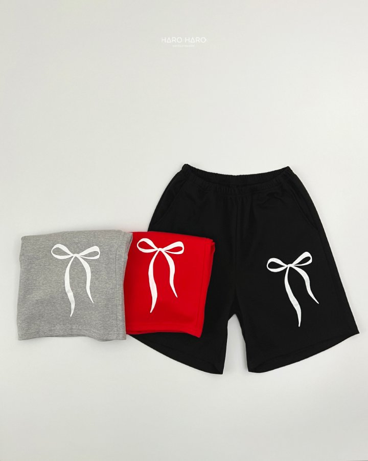 Haro Haro - Korean Women Fashion - #pursuepretty - (Adult) Big Ribbon Pants - 5