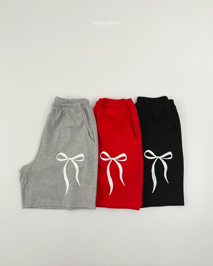 Haro Haro - Korean Women Fashion - #romanticstyle - (Adult) Big Ribbon Pants - 7