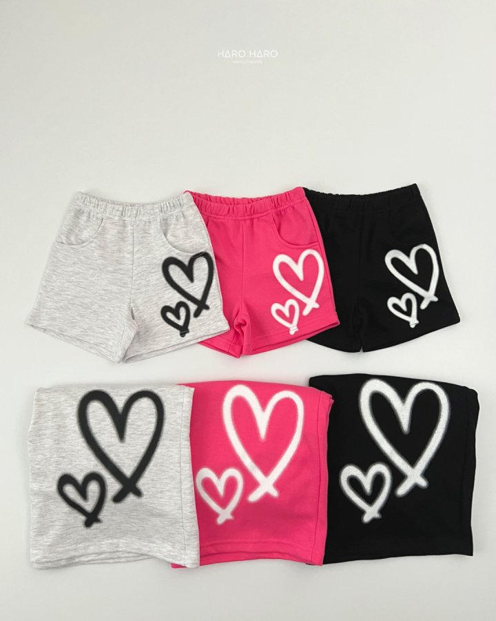 Haro Haro - Korean Women Fashion - #shopsmall - (Adult) Printed Heart Pants - 6