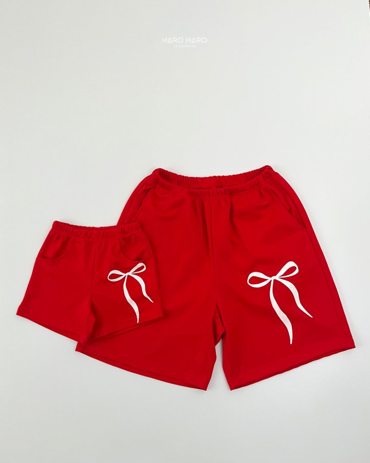 Haro Haro - Korean Women Fashion - #vintageinspired - (Adult) Big Ribbon Pants - 3