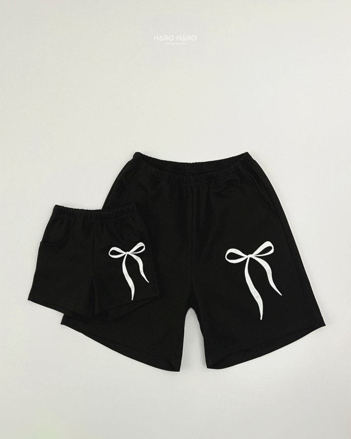 Haro Haro - Korean Women Fashion - #vintageinspired - (Adult) Big Ribbon Pants - 4