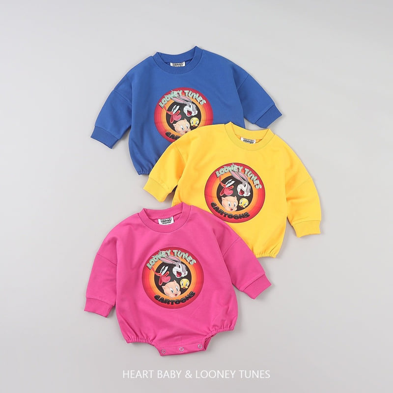 Heart Baby - Korean Baby Fashion - #babyboutique - Looney Suit - 3