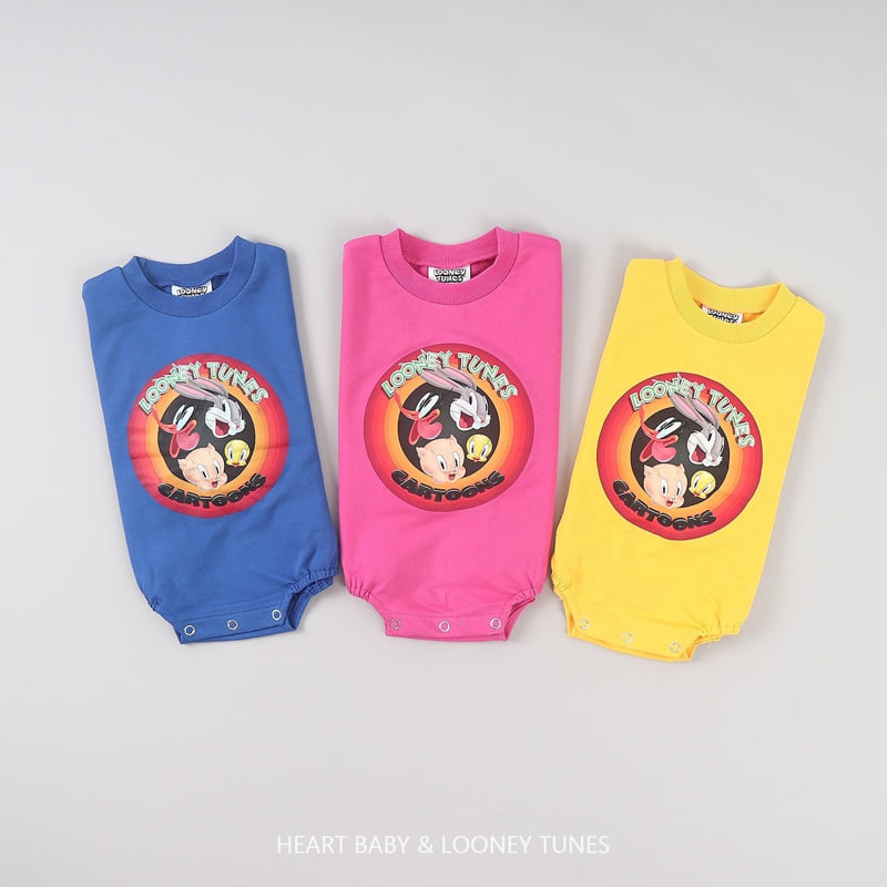 Heart Baby - Korean Baby Fashion - #babyboutique - Looney Suit - 4