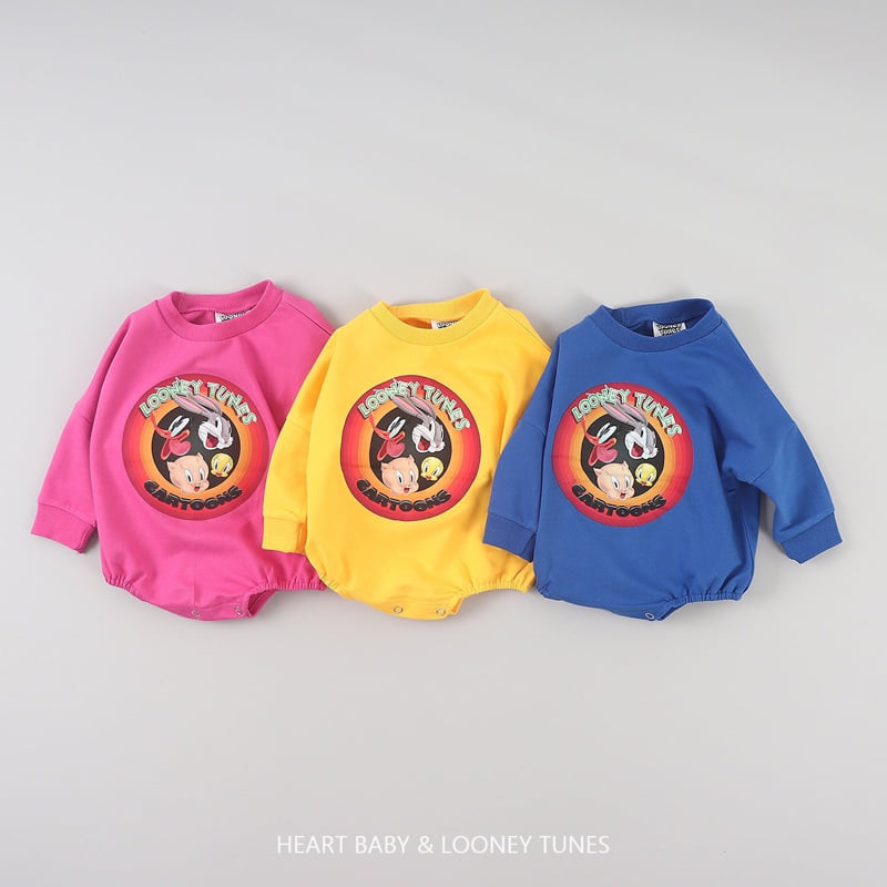 Heart Baby - Korean Baby Fashion - #smilingbaby - Looney Suit - 2