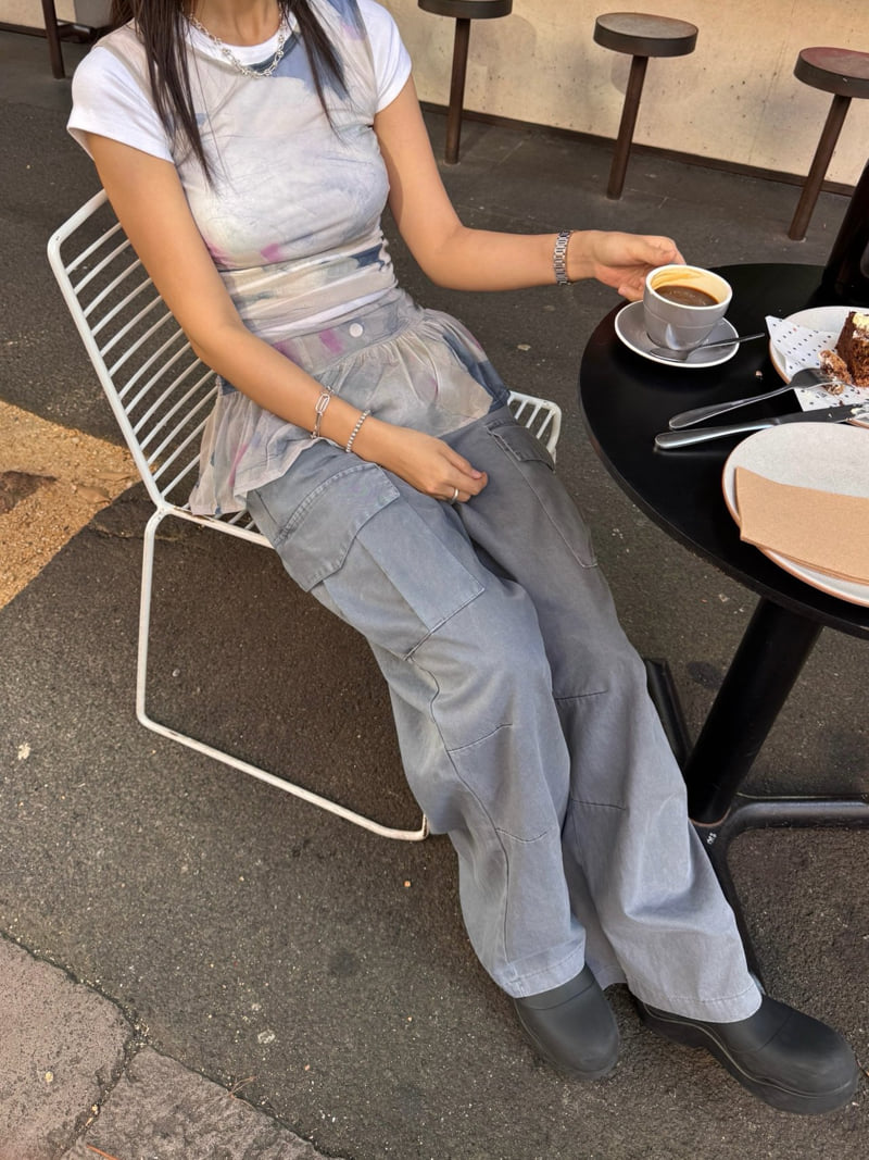 Heil - Korean Women Fashion - #momslook - Pigment Cargo Pants - 2