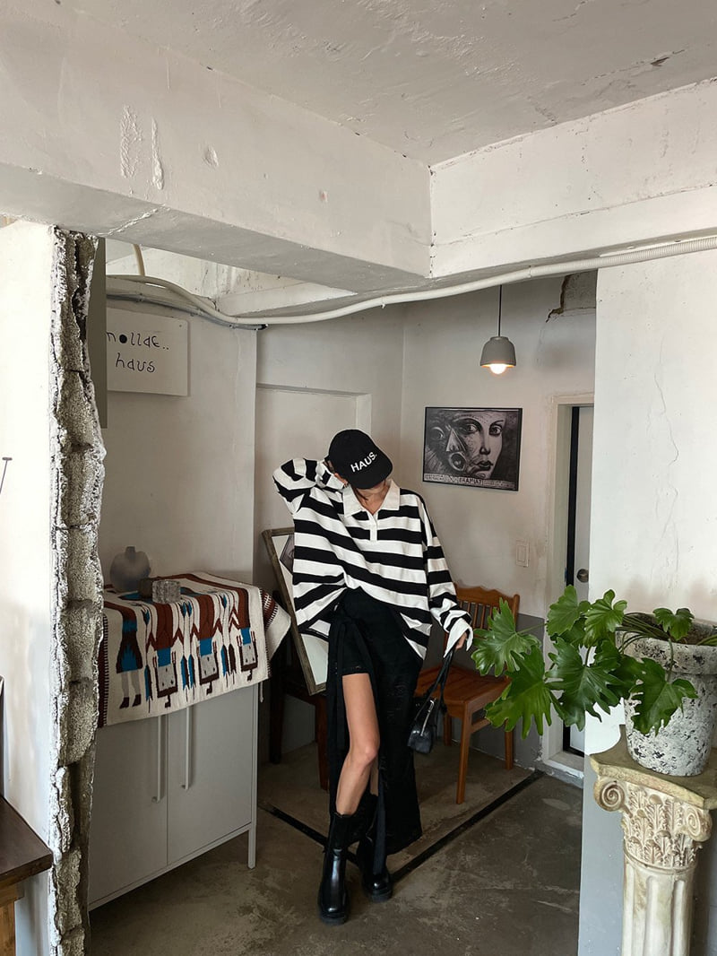 Heil - Korean Women Fashion - #momslook - Stripe Shirt - 9