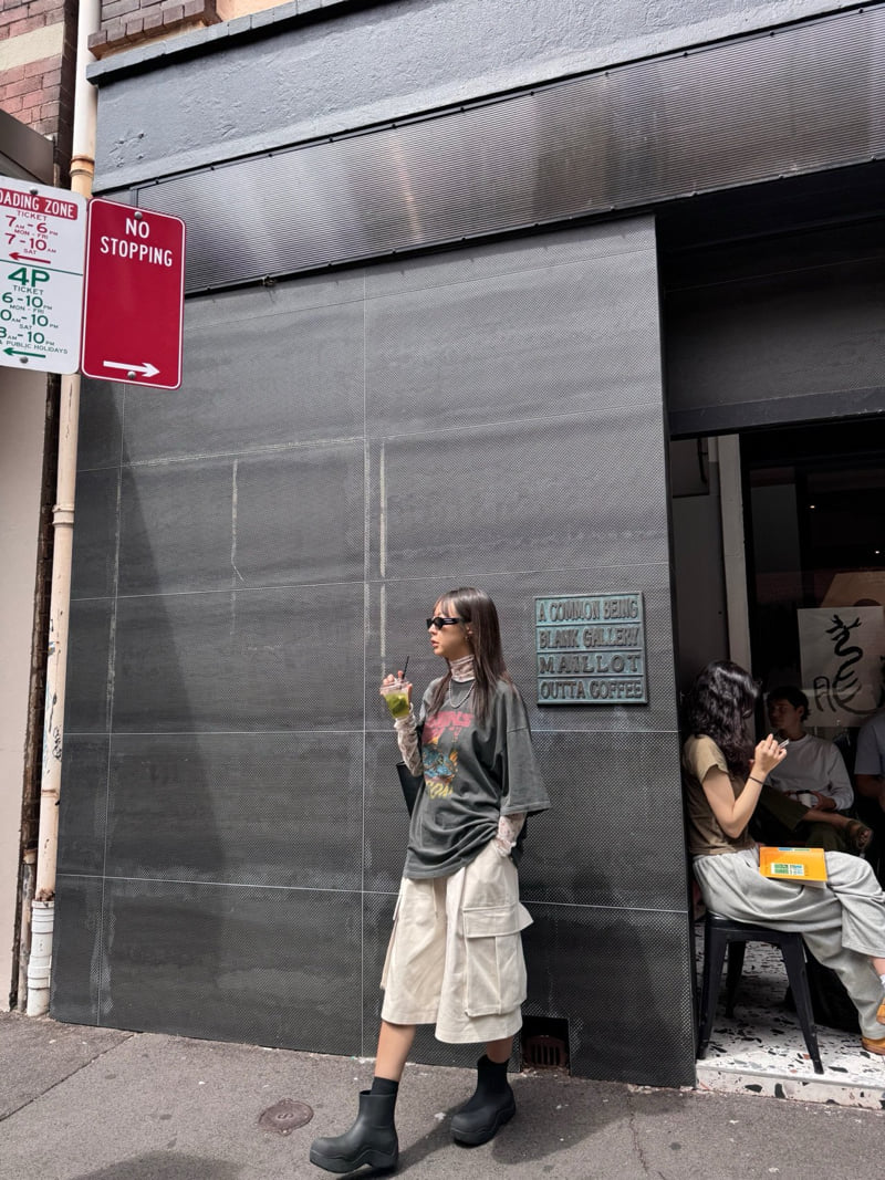 Heil - Korean Women Fashion - #restrostyle - Pigment Sensible Tee - 9