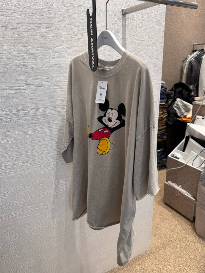 Heil - Korean Women Fashion - #restrostyle - Pigment Sleeping Tee - 2
