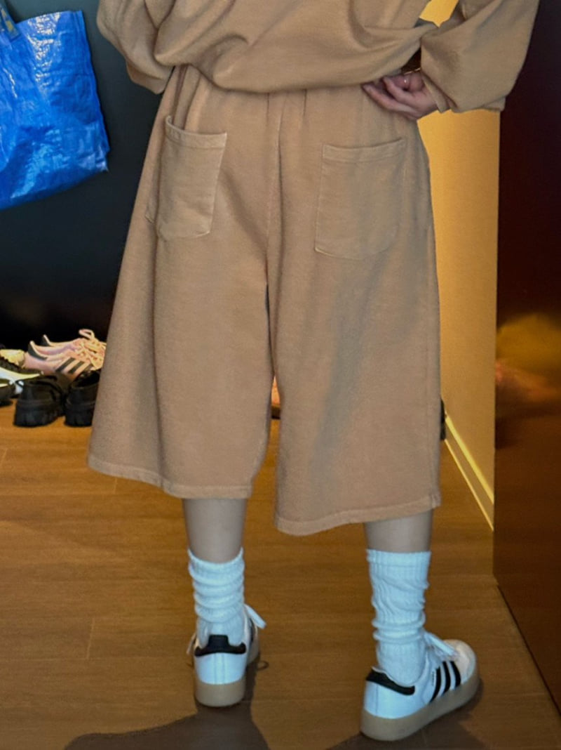 Heil - Korean Women Fashion - #momslook - Pigment Paris Bermuda Pants - 4