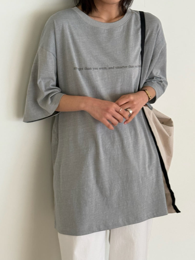 Hiyann - Korean Women Fashion - #momslook - Pigment Retro Tee - 12