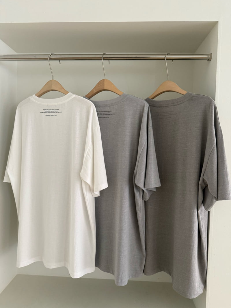Hiyann - Korean Women Fashion - #restrostyle - Pigment Retro Tee