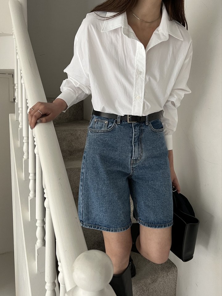 I'm here - Korean Women Fashion - #womensfashion - Denim Shorts - 10