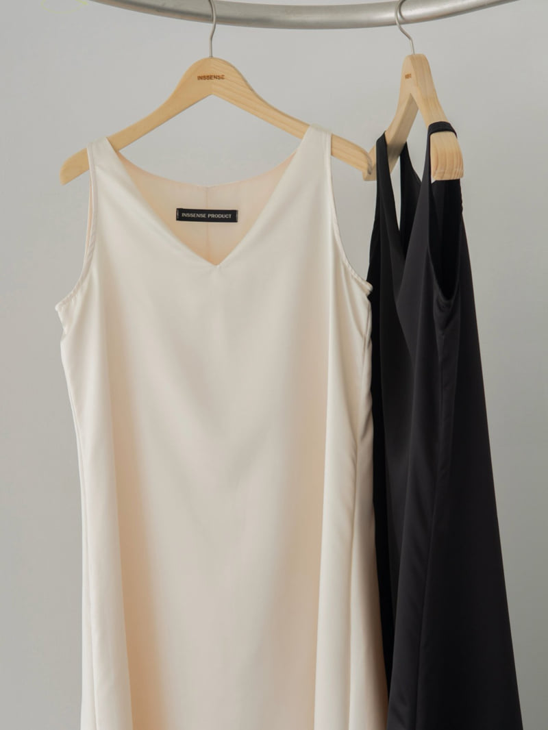 Inssense - Korean Women Fashion - #momslook - Silky Sheer Fabric Layered Maxi Dress - 11