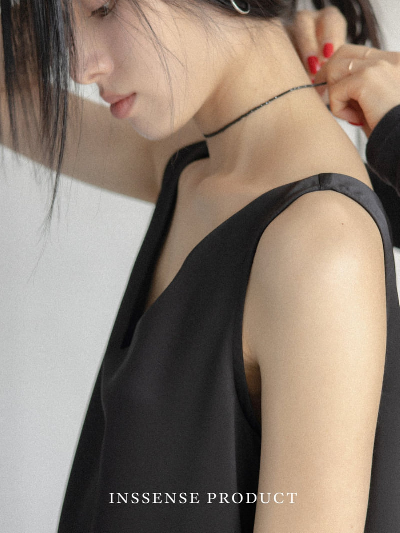 Inssense - Korean Women Fashion - #momslook - Silky Sheer Fabric Layered Maxi Dress - 3