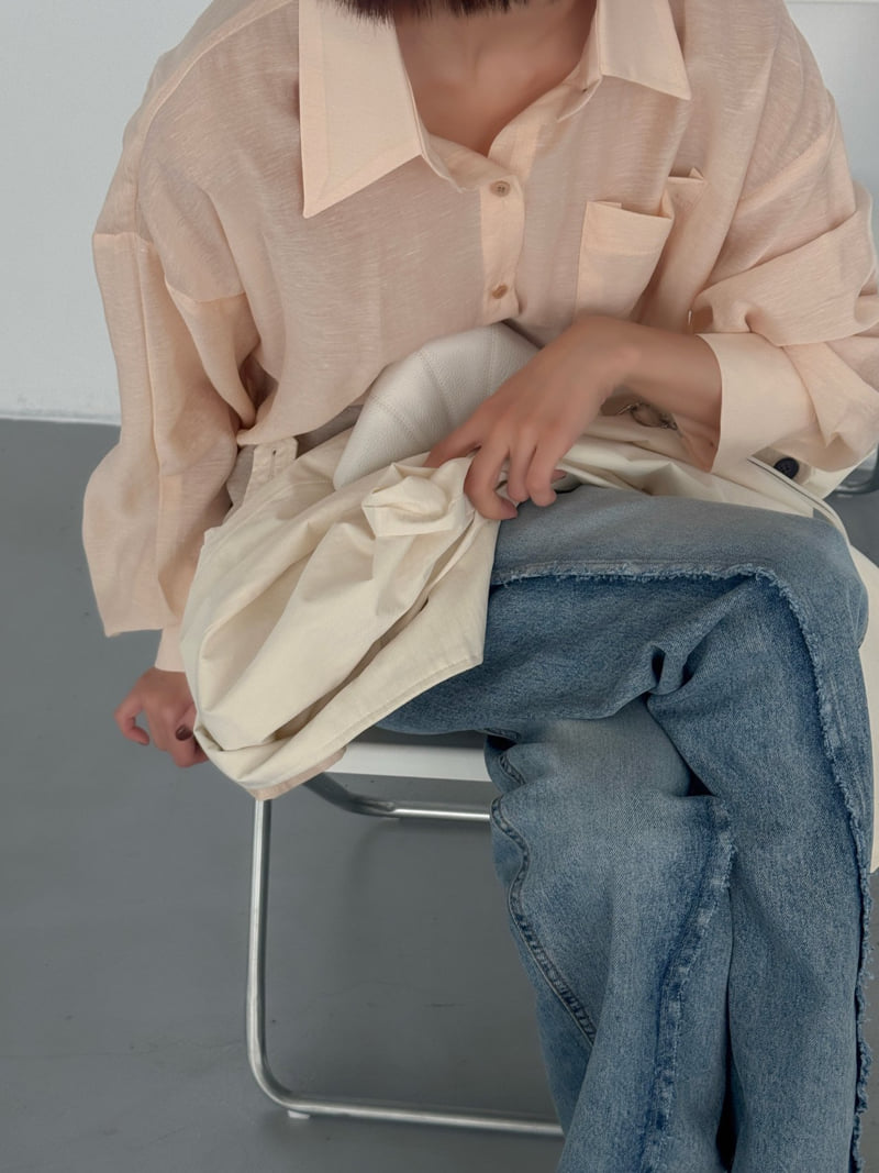 Inssense - Korean Women Fashion - #womensfashion - Oversized Brigt Daily Shirt - 9