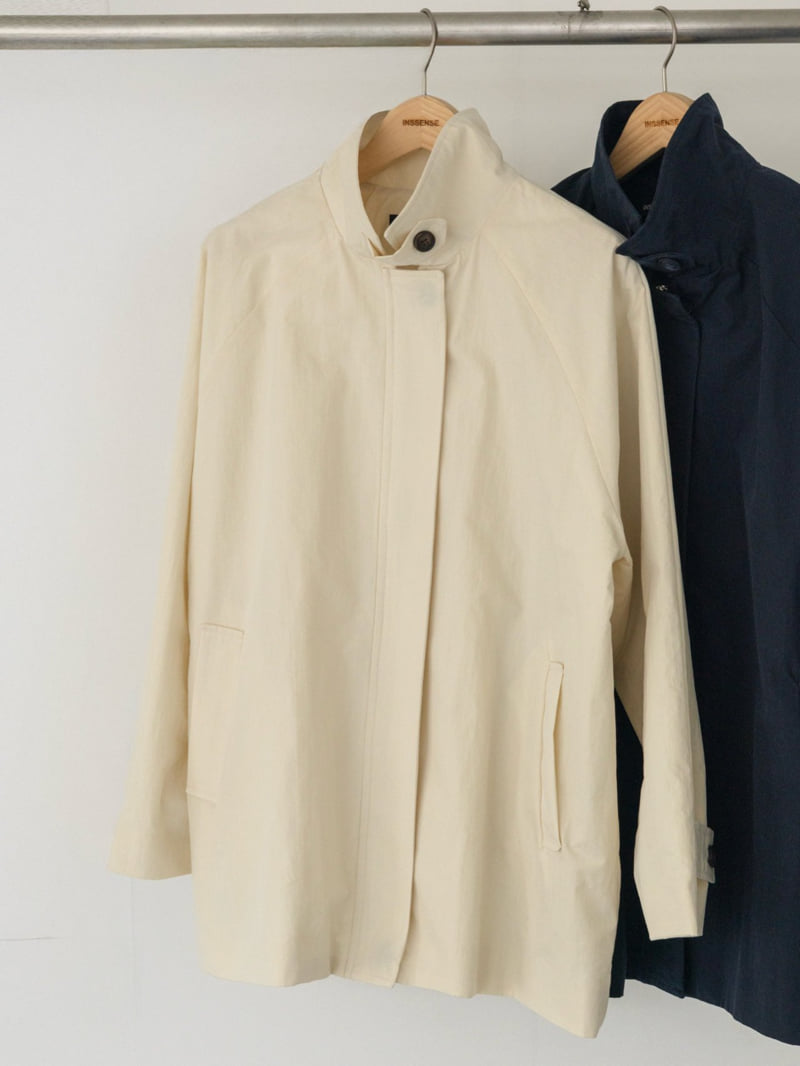 Inssense - Korean Women Fashion - #womensfashion - CN High-neck Half-trench Coat - 12