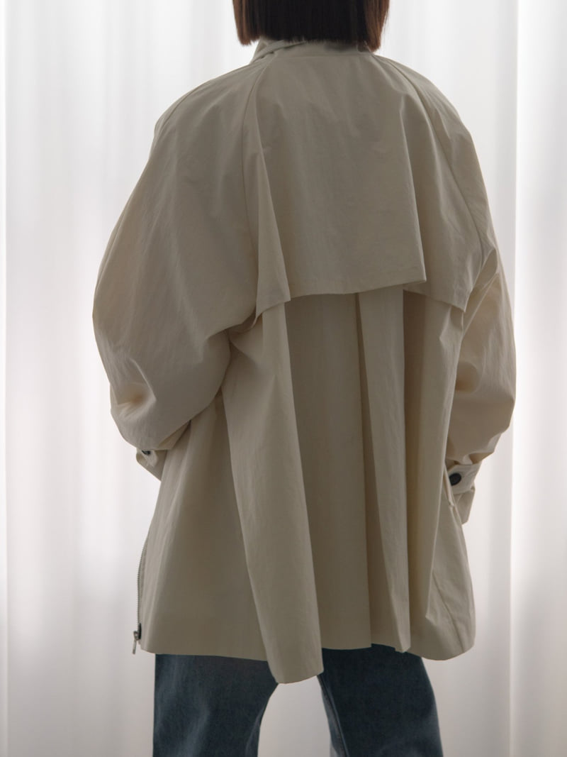 Inssense - Korean Women Fashion - #womensfashion - CN High-neck Half-trench Coat - 6