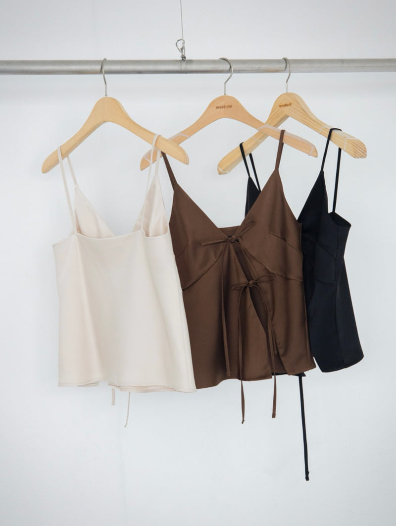 Inssense - Korean Women Fashion - #womensfashion - Wave Detail Two Way Satin Bustier - 10