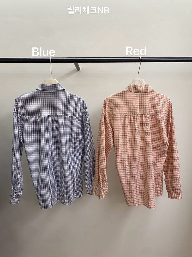 Jade Market - Korean Women Fashion - #momslook - Lily Check Shirt - 12