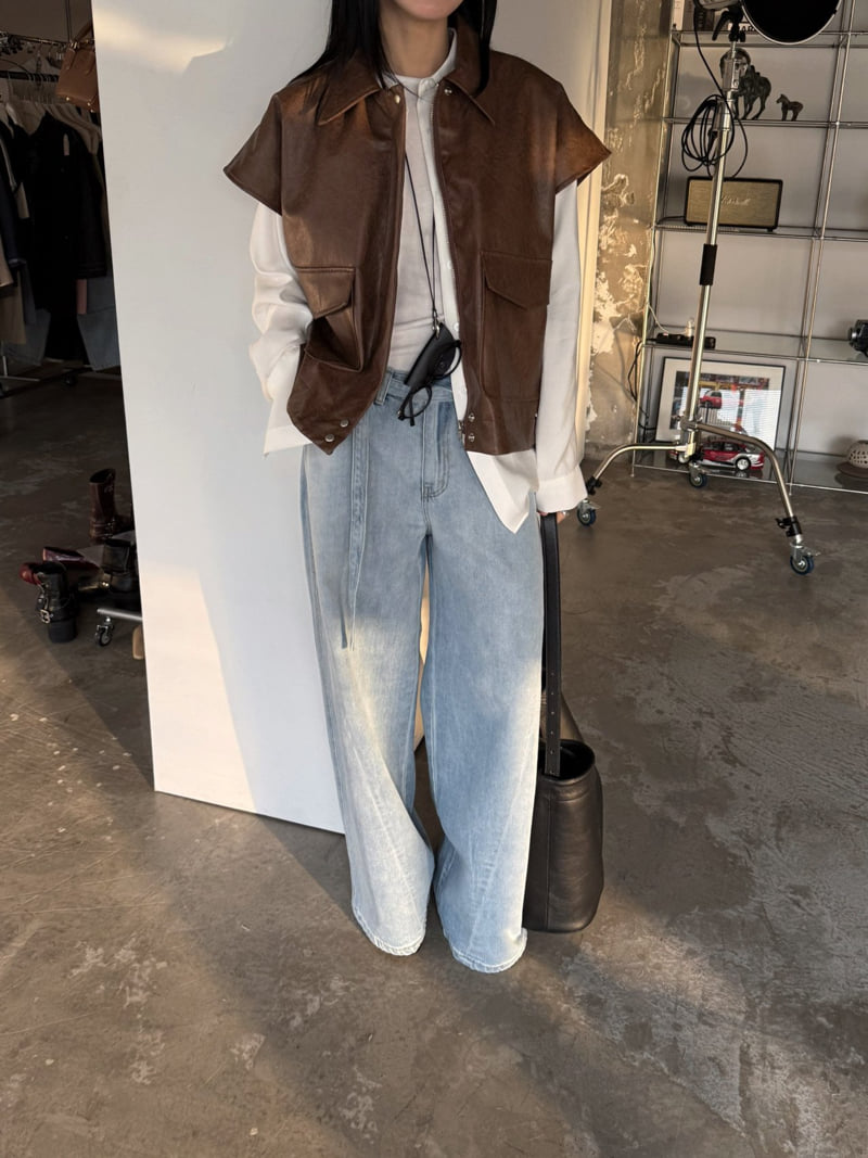 Jade Market - Korean Women Fashion - #momslook - Abec Vest - 9