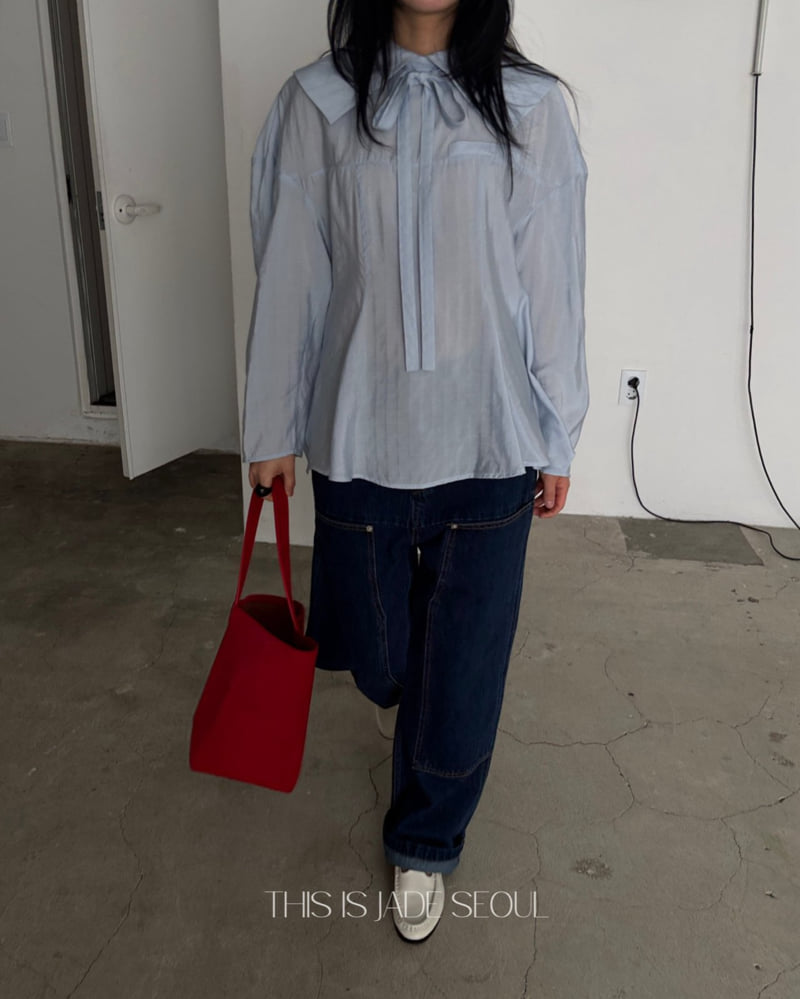 Jade Market - Korean Women Fashion - #momslook - Enfold Blouse - 5