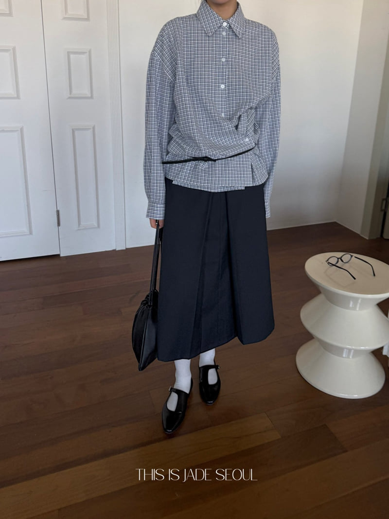 Jade Market - Korean Women Fashion - #thatsdarling - Lily Check Shirt - 8
