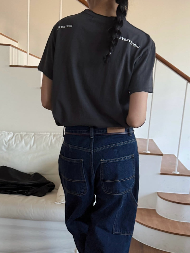 Jade Market - Korean Women Fashion - #thatsdarling - Carpenter Denim Pants - 3