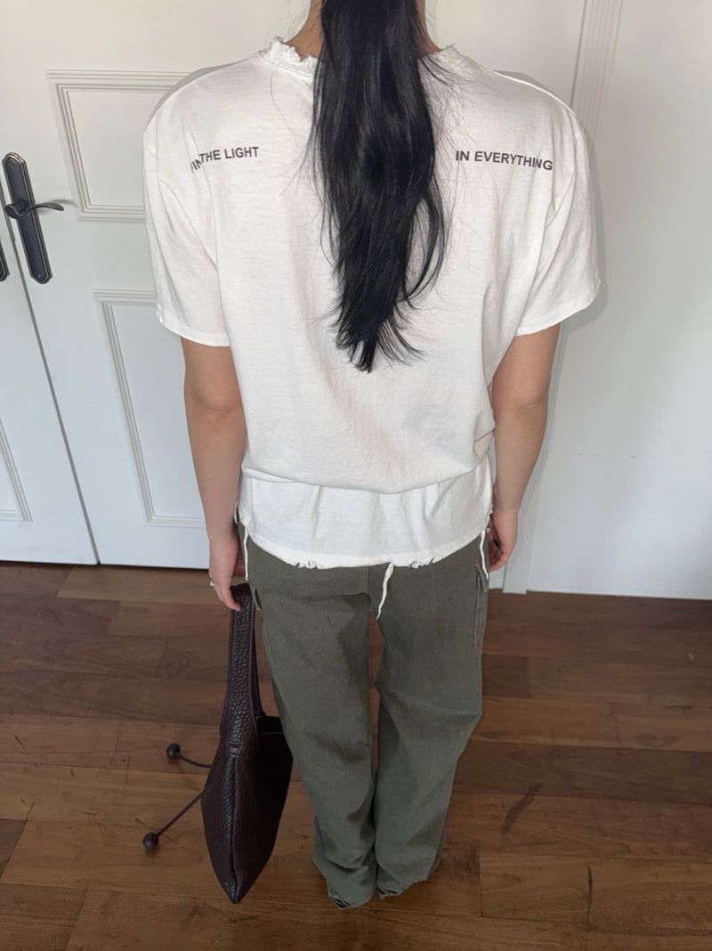 Jade Market - Korean Women Fashion - #thelittlethings - Belt Set Cargo Pants - 3