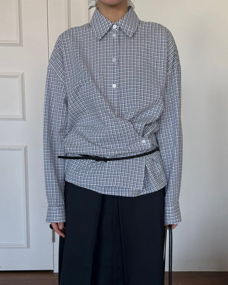 Jade Market - Korean Women Fashion - #womensfashion - Lily Check Shirt - 11