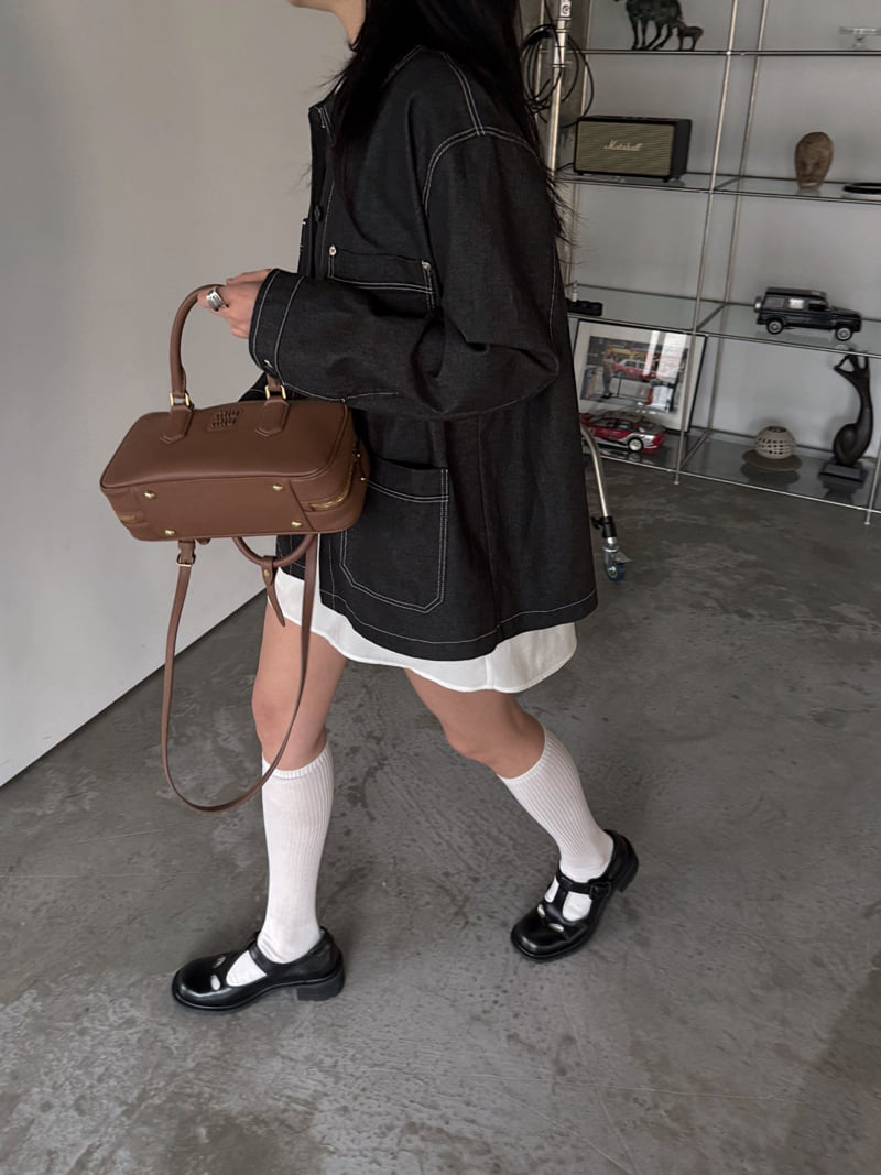 Jade Market - Korean Women Fashion - #womensfashion - Le Mon Stitch Jacket - 10