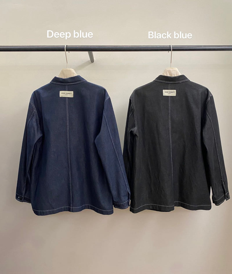 Jade Market - Korean Women Fashion - #womensfashion - Le Mon Stitch Jacket - 12