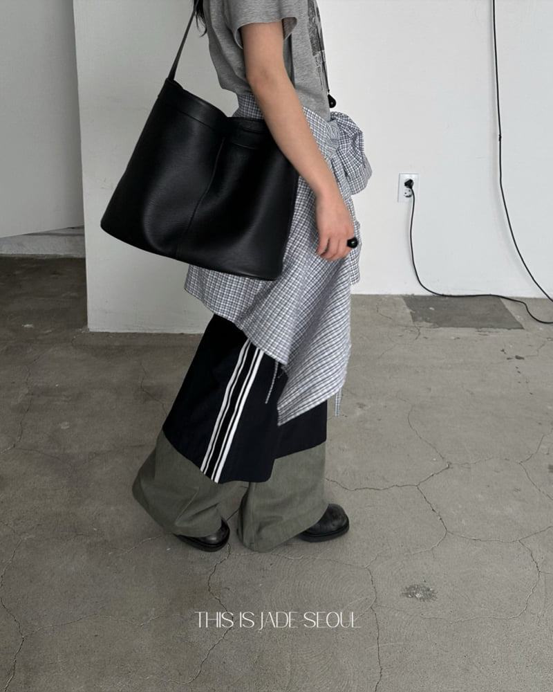 Jade Market - Korean Women Fashion - #womensfashion - Urban Tape Pants