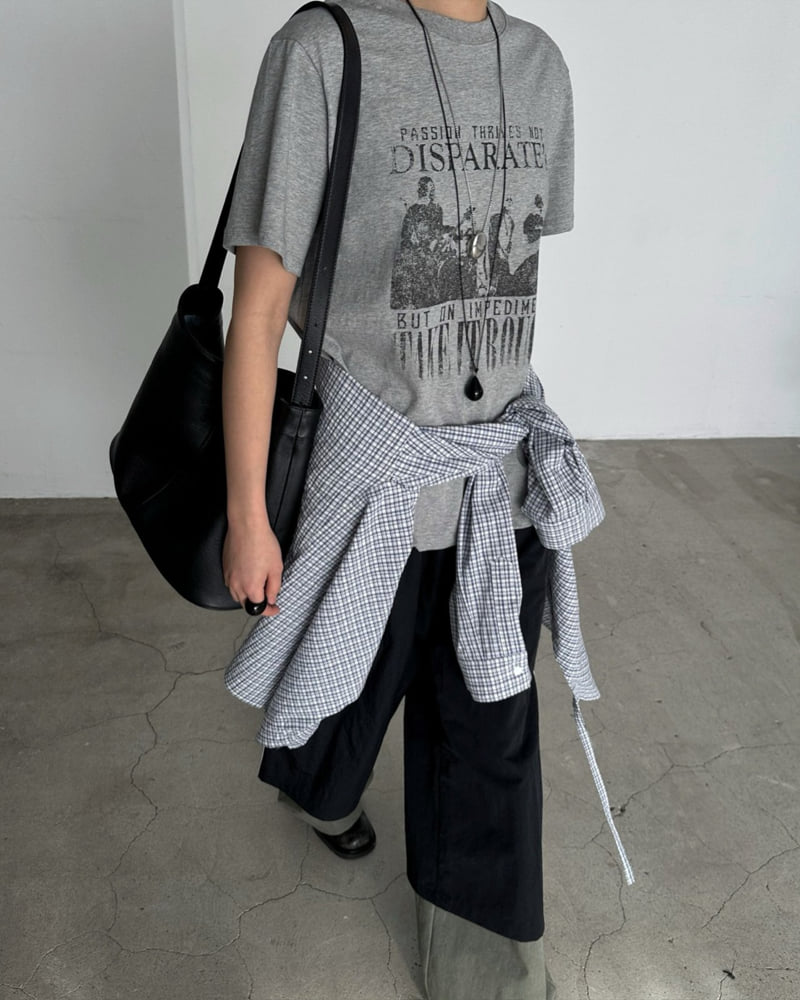 Jade Market - Korean Women Fashion - #womensfashion - Urban Tape Pants - 3